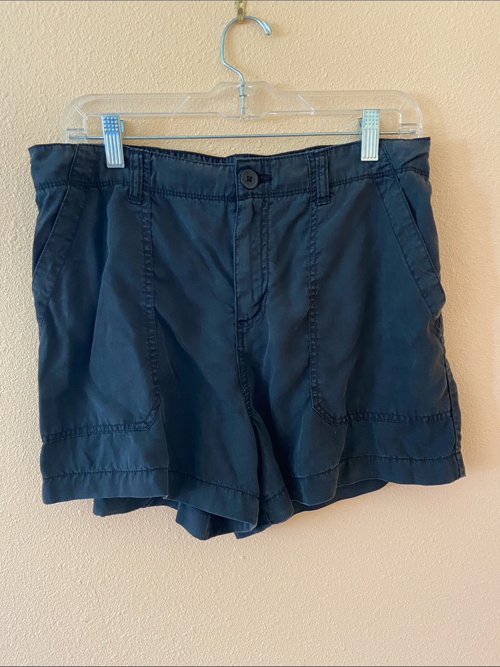 Women’s Social Standard by Sanctuary Black Utility Shorts Lyocell, Size Medium